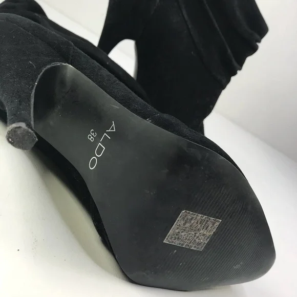 Aldo Suede Ruched Bootie - Picture 2 of 7